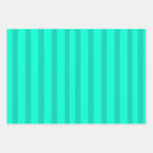 Sage Green Stripes  ラッピングペーパーシート (正面3)