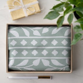 Sage Green Traditional Bone Inlay Decoupage Paper 薄葉紙 (ギフト)