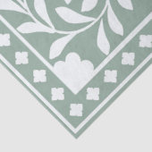 Sage Green Traditional Bone Inlay Decoupage Paper 薄葉紙 (詳細)