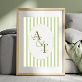 Sage Green Twins Lovebirds Baby Nursery Decor