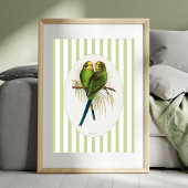 Sage Green Twins Lovebirds Baby Nursery Decor