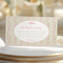 Sage Green Vintage Floral Books for baby