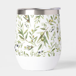 Sage Green Watercolor French Country Chic Olives