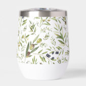 Sage Green Watercolor French Country Chic Olives (正面)