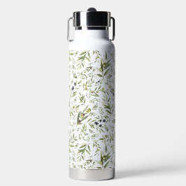 Sage Green Watercolor French Country Chic Olives ウォーターボトル