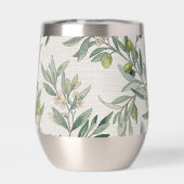 Sage Green Watercolor French Country Olive (背面)