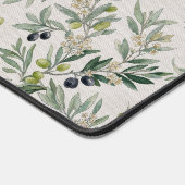 Sage Green Watercolor French Country Olive デスクマット (コーナー)