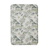 Sage Green Watercolor French Country Olive バスマット (正面縦)