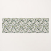 Sage Green Watercolor French Country Olive ヨガマット (裏面(横))