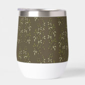 Sage Green Watercolor French Country Olive Pattern (右面)