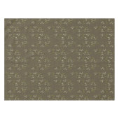 Sage Green Watercolor French Country Olive Pattern テーブルクロス (正面(横))