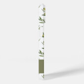 Sage Green Watercolor Olives Name Case-Mate iPhoneケース (裏面 / 右)