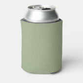 Sage Green Wedding Can Cooler 缶クーラー (缶裏面)