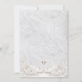 Sage Green Wedding InvitationWedding Garden Invite 招待状 (裏面)