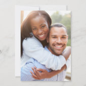 Sage Green Wildflower素朴写真デートを保存 招待状 (裏面)