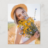 Sage Green Wildflower花びら&プロセッコ写真 チラシ (裏面)