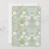 Sage Green Wildflower シーズンカード (裏面)