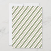 Sage Green Wildflower Graduation Invite 招待状 (裏面)