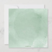 Sage Green with White Rose Empowerment Quote (裏面)