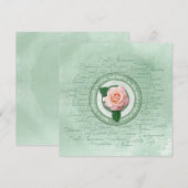 Sage Green with Yellow Rose Empowerment (正面/裏面)