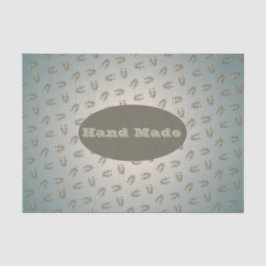 Sage Greenery Leaf Hand Made Or Thank you 薄葉紙