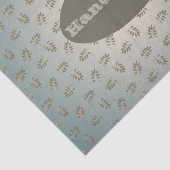 Sage Greenery Leaf Hand Made Or Thank you 薄葉紙 (詳細)