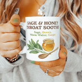 Sage Honey Throat Comfort Tea Recipe コーヒーマグカップ