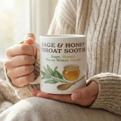 Sage Honey Throat Comfort Tea Recipe コーヒーマグカップ
