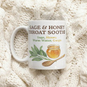 Sage Honey Throat Comfort Tea Recipe コーヒーマグカップ