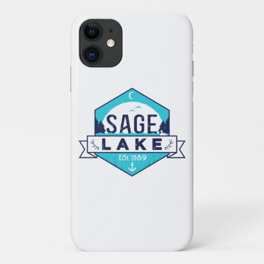Sage Lake iPhone 11ケース Case-Mate iPhoneケース (裏面)