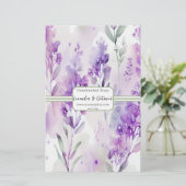 Sage & Lavendar水彩石鹸ラップ紙シート (スタンド正面)