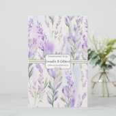 Sage & Lavendar水彩石鹸ラップ紙シート (スタンド正面)