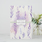 Sage & Lavendar水彩石鹸ラップ紙シート (スタンド正面)