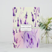 Sage & Lavendar水彩石鹸ラップ紙シート (スタンド正面)