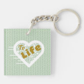 Sage Life Acrylic Keychain by Poet Adiela Akoo キーホルダー (裏面)