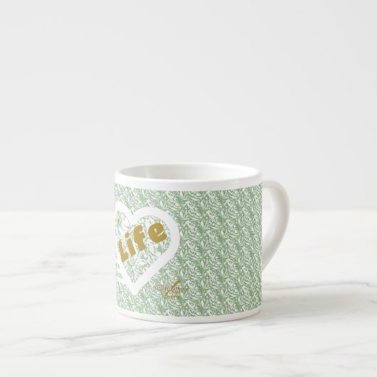 Sage Life Espresso Mug by Poet Adiela Akoo エスプレッソカップ (正面右)