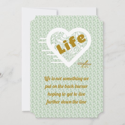 Sage Life Note Card by Adiela Akoo シーズンカード (正面)