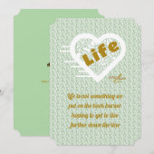 Sage Life Note Card by Adiela Akoo シーズンカード (正面/裏面)