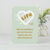 Sage Life Note Card by Adiela Akoo シーズンカード (スタンド正面)