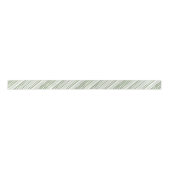Sage (Light, Medium, Dark), White Diagonal Stripes サテンリボン (正面)