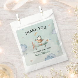 Sage Little Aviator Time Flies 1st Birthday フェイバーバッグ