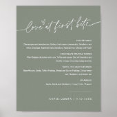 SAGE Love At First Bite デザートサイン ポスター (正面)