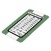 Sage Magnetのキッチン測定ヘルパー マグネット (左側)