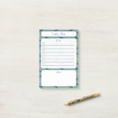 Sage Moon To-Do List Notepad 4"x6" ポストイット (デスク上)