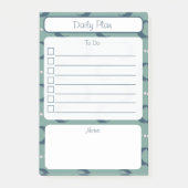 Sage Moon To-Do List Notepad 4"x6" ポストイット (正面)