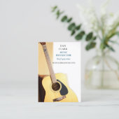 Sage Music先生/ミュージシャン/アコースティックギター 名刺 (スタンド正面)