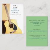 Sage Music先生/ミュージシャン/アコースティックギター 名刺 (正面/裏面)