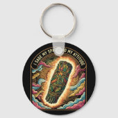 Sage My Space and My Attitude Smudging Cleansing A キーホルダー (正面)