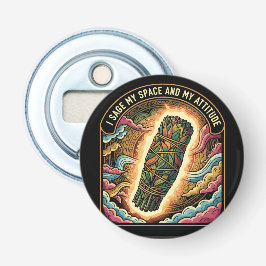 Sage My Space and My Attitude Smudging Cleansing A 栓抜き