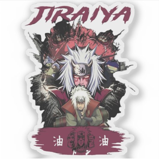 ⚔️ Sage of the Toads Sticker – Epic Anime シール (正面)